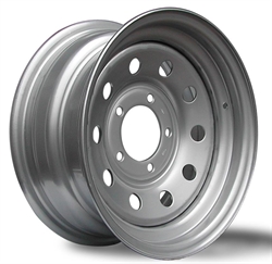 Stålfælg model Modular sølv/silver str. 10x15" 5-165